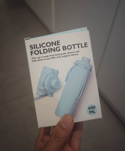 Silicone Foldable Water Bottle (600ML)
