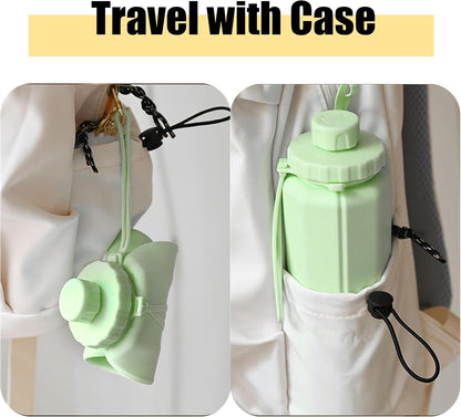 Silicone Foldable Water Bottle (600ML)
