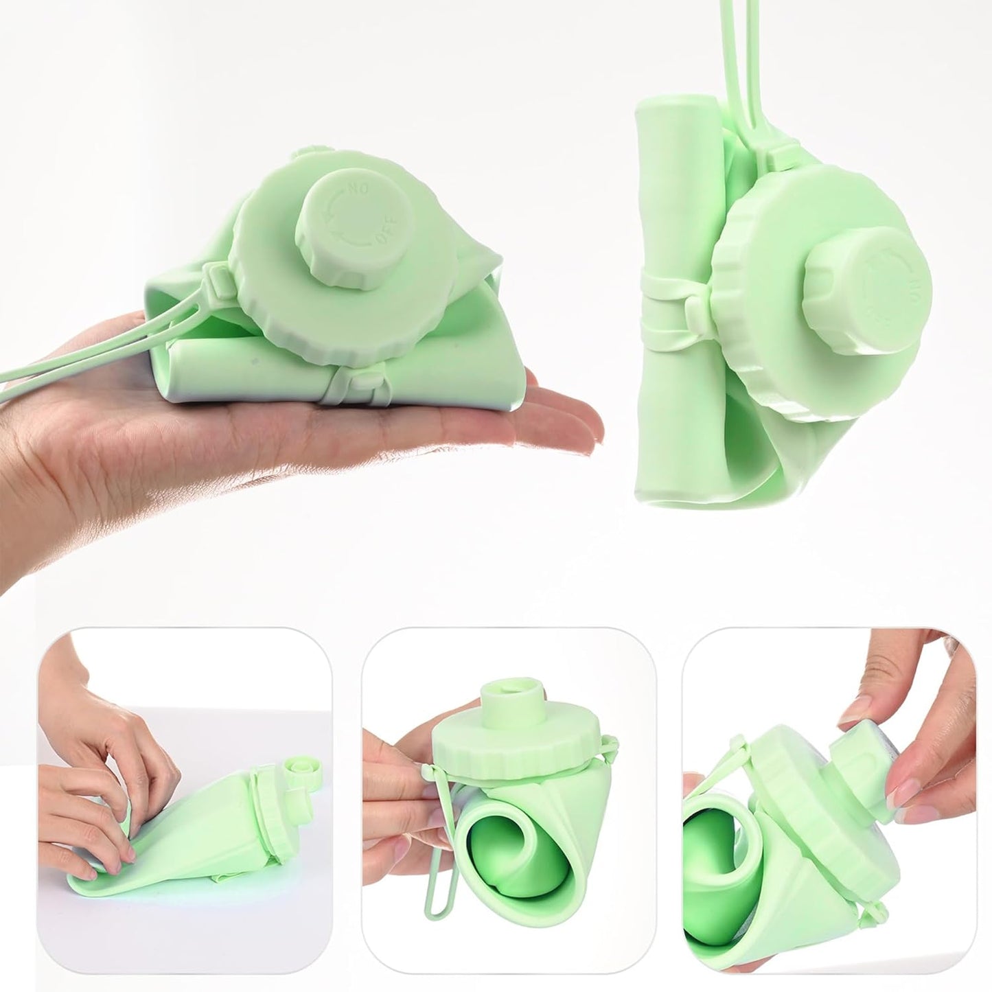 Silicone Foldable Water Bottle (600ML)