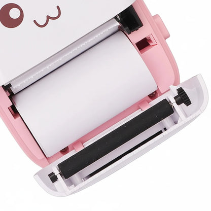 Pocket Mini Bluetooth Thermal Printer Wireless Smart Printer For Photos (Includes 1 Roll Paper)
