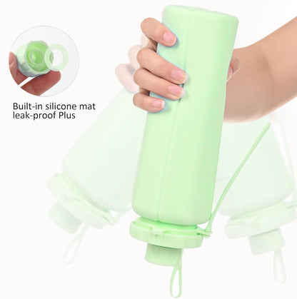 Silicone Foldable Water Bottle (600ML)